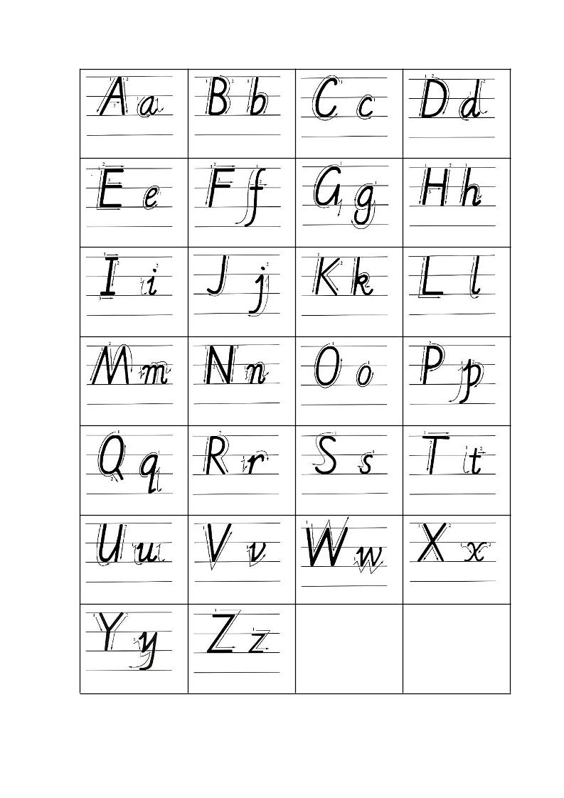 二升三英语26个字母手写体练习纸-三上英语金榜学科-专注整理分享幼、小、初、高学科教资，一站式解决孩子学习资料难题，帮助孩子全方位提升成绩。金榜学科