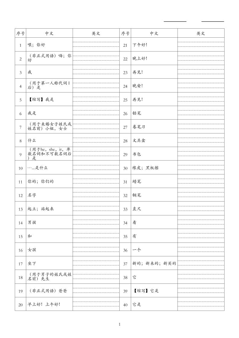 26秋三上英语人教精通版单词默写金榜学科-专注整理分享幼、小、初、高学科教资，一站式解决孩子学习资料难题，帮助孩子全方位提升成绩。金榜学科