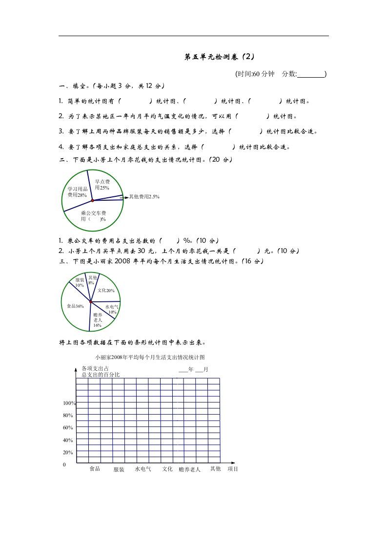六下青岛63版数学第五单元检测卷-1金榜学科-专注整理分享幼、小、初、高学科教资，一站式解决孩子学习资料难题，帮助孩子全方位提升成绩。金榜学科