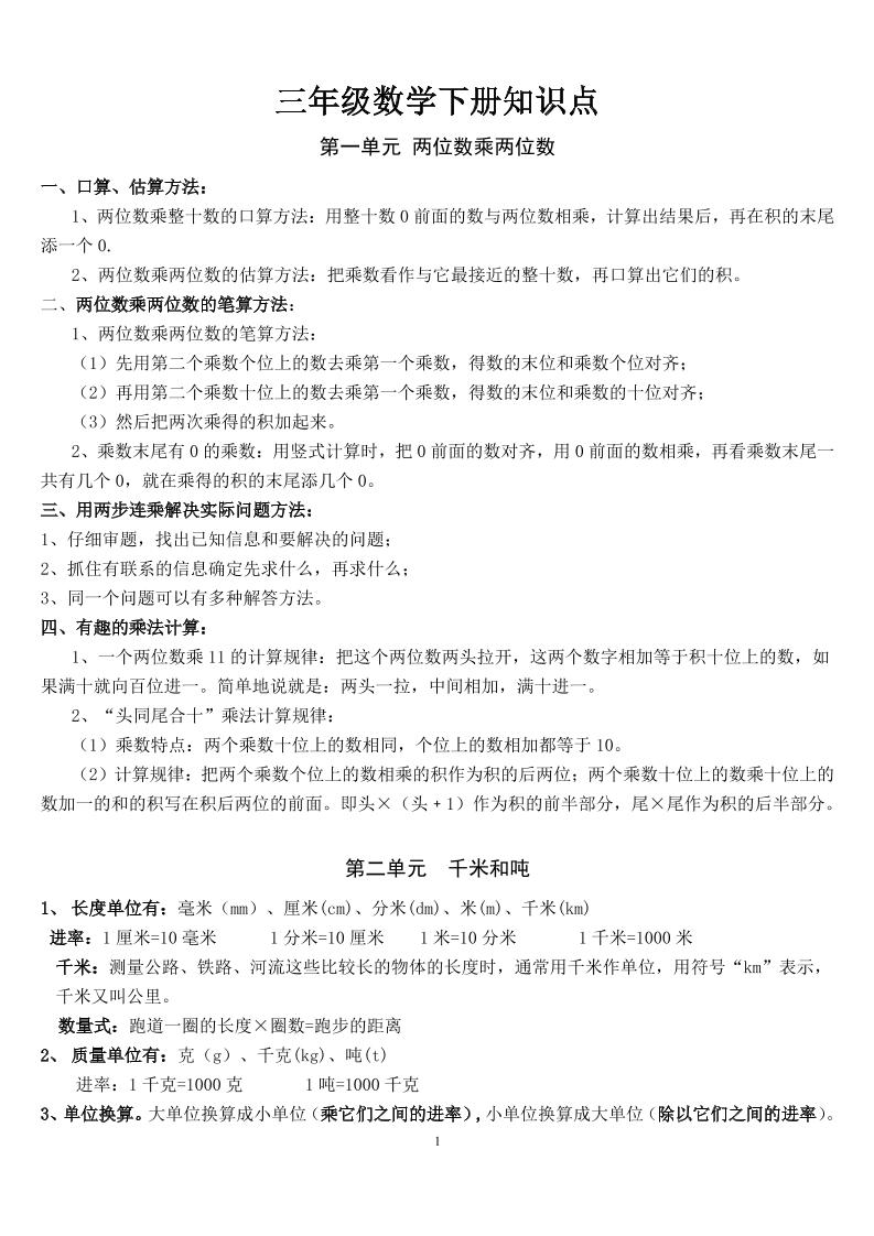 三下苏教版数学汇总重点金榜学科-专注整理分享幼、小、初、高学科教资，一站式解决孩子学习资料难题，帮助孩子全方位提升成绩。金榜学科